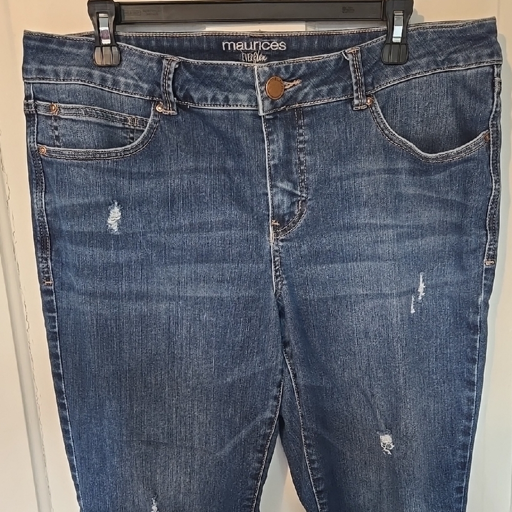 Maurices Women's Skinny Blue Jeans